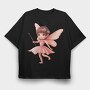 Fairy Fantasy Glow, Tricou Oversize Barbati (Unisex)