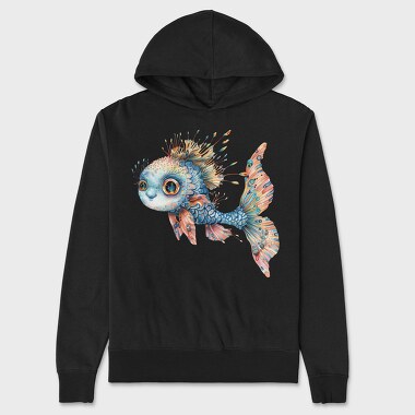 Fairy Fish Tail Tales, Hanorac Oversize Barbati (Unisex)