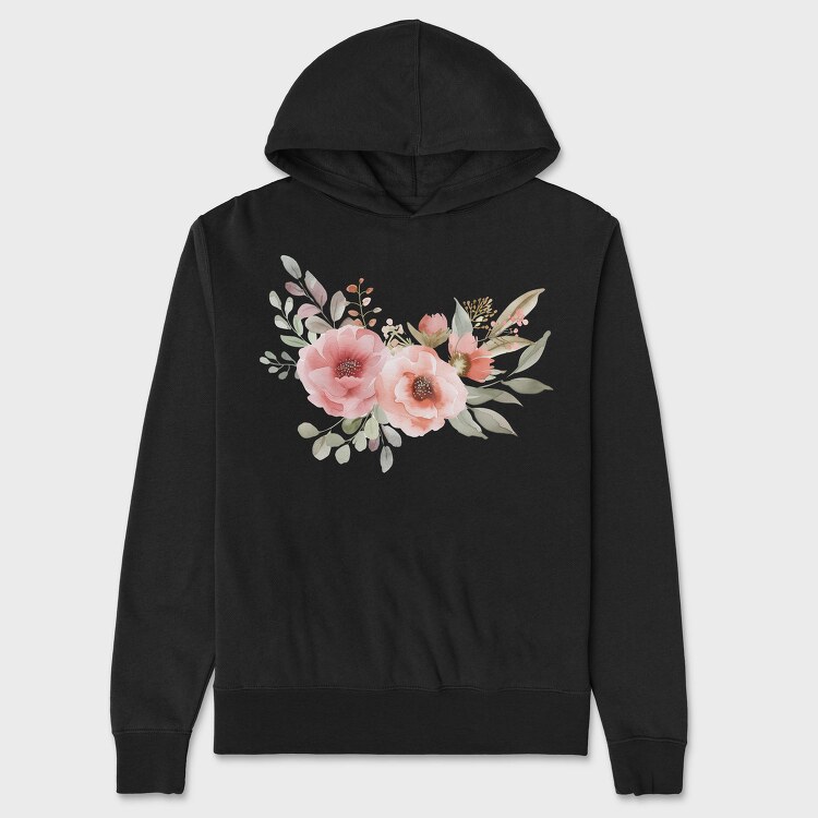 Fairy Floral Bouquet, Hanorac Oversize Barbati (Unisex)