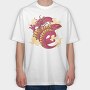 Chinese Dragon Creature Chinnese, Tricou Oversize Barbati (Unisex)