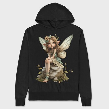 Fairy Flower Crown, Hanorac Oversize Barbati (Unisex)