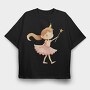Fairy Forest Fairy, Tricou Oversize Barbati (Unisex)