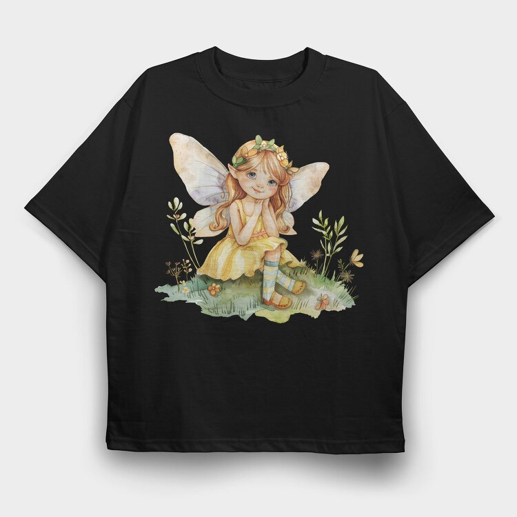 Fairy Forest Friend, Tricou Oversize Barbati (Unisex)