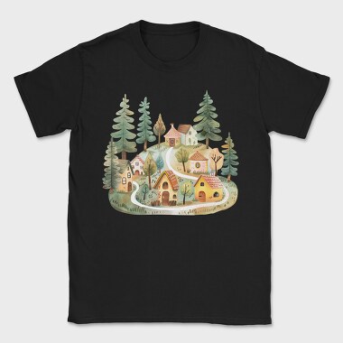 Fairy Forest Friends, Tricou Barbati (Unisex)