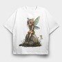 Fairy Garden Queen, Tricou Oversize Barbati (Unisex)
