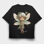 Fairy Garden Tale, Tricou Oversize Barbati (Unisex)