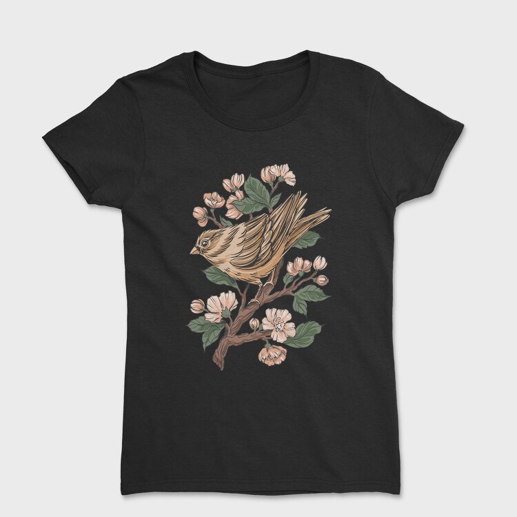 Sparrow Cherry Blossom, Tricou Femei