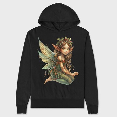 Fairy Garden Xmas, Hanorac Oversize Barbati (Unisex)
