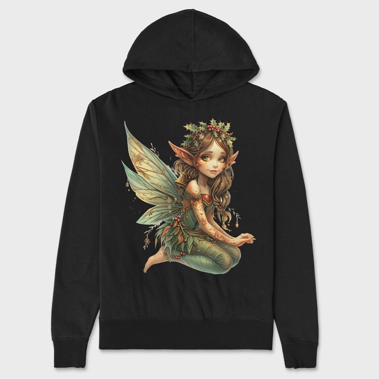 Fairy Garden Xmas, Hanorac Oversize Barbati (Unisex)