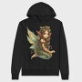 Fairy Garden Xmas, Hanorac Oversize Barbati (Unisex)