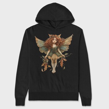 Fairy Holly Christmas, Hanorac Oversize Barbati (Unisex)