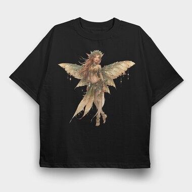Fairy Holly Garden, Tricou Oversize Barbati (Unisex)