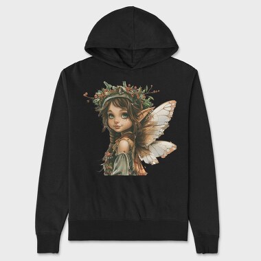 Fairy Holly Wreath, Hanorac Oversize Barbati (Unisex)