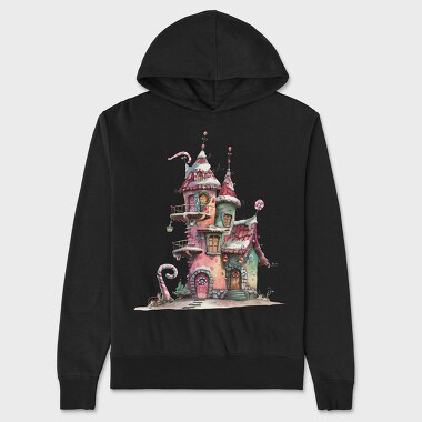 Fairy Hut Snow, Hanorac Oversize Barbati (Unisex)