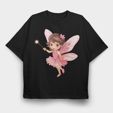 Fairy Magic Wand, Tricou Oversize Barbati (Unisex)