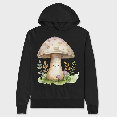 Fairy Mushroom Friend, Hanorac Oversize Barbati (Unisex)