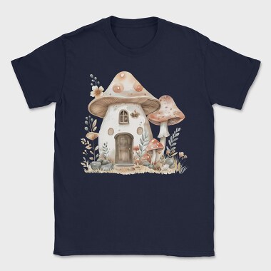 Fairy Mushroom House, Tricou Barbati (Unisex)