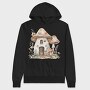 Fairy Mushroom House, Hanorac Oversize Barbati (Unisex)