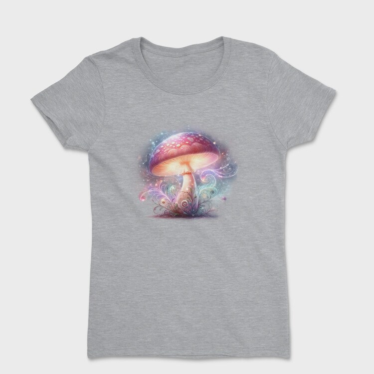 Fairy Mushroom Swirls, Tricou Femei