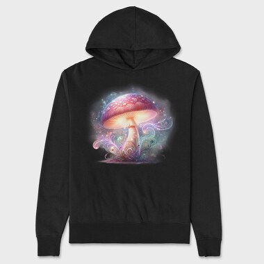 Fairy Mushroom Swirls, Hanorac Oversize Barbati (Unisex)