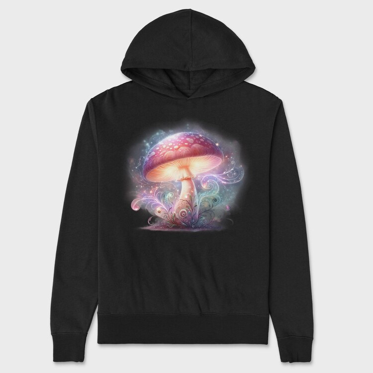 Fairy Mushroom Swirls, Hanorac Oversize Barbati (Unisex)