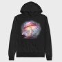 Fairy Mushroom Swirls, Hanorac Oversize Barbati (Unisex)