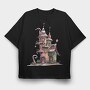 Fairy Tale House, Tricou Oversize Barbati (Unisex)