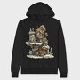 Fairy Treehouse Garden, Hanorac Oversize Barbati (Unisex)