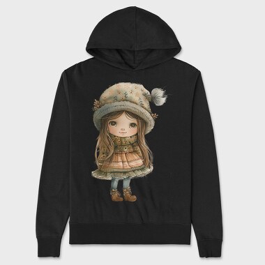 Fairy Winter Belle, Hanorac Oversize Barbati (Unisex)