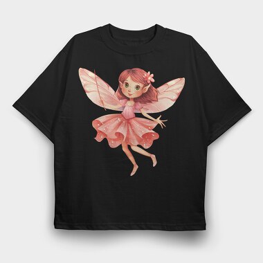 Fairy Woodland Fantasy, Tricou Oversize Barbati (Unisex)