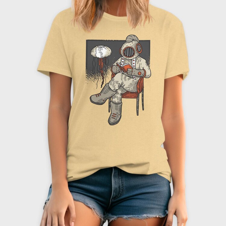 Reading Diver, Tricou Barbati (Unisex)