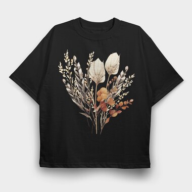 Fall Aquarium Bouquet, Tricou Oversize Barbati (Unisex)