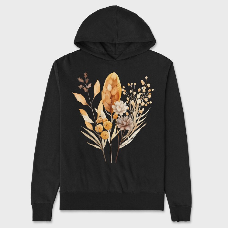 Fall Bouquet Symphony, Hanorac Oversize Barbati (Unisex)