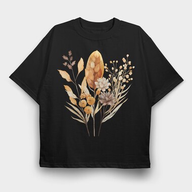 Fall Bouquet Symphony, Tricou Oversize Barbati (Unisex)