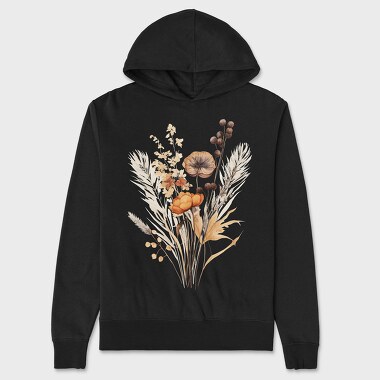 Fall Fantasy Bouquet, Hanorac Oversize Barbati (Unisex)