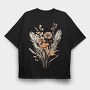 Fall Fantasy Bouquet, Tricou Oversize Barbati (Unisex)