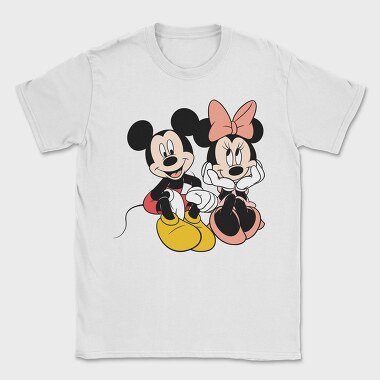 Mickey Minnie Love, Tricou Barbati (Unisex)