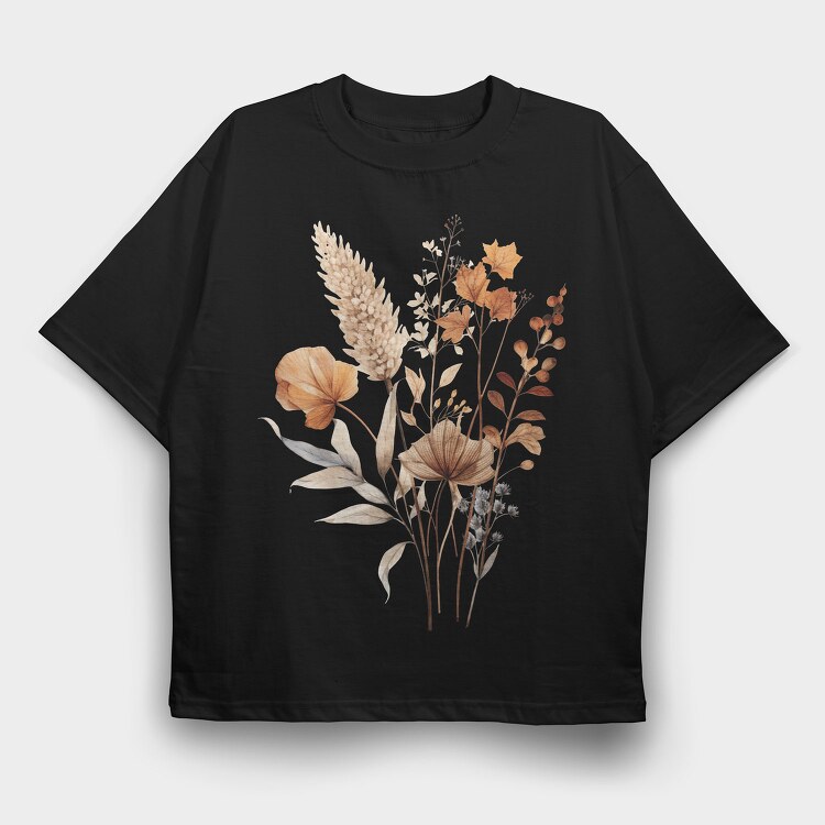 Fall Feast Bouquet, Tricou Oversize Barbati (Unisex)