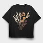 Fall Feather Bouquet, Tricou Oversize Barbati (Unisex)