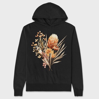 Fall Floral Breeze, Hanorac Oversize Barbati (Unisex)