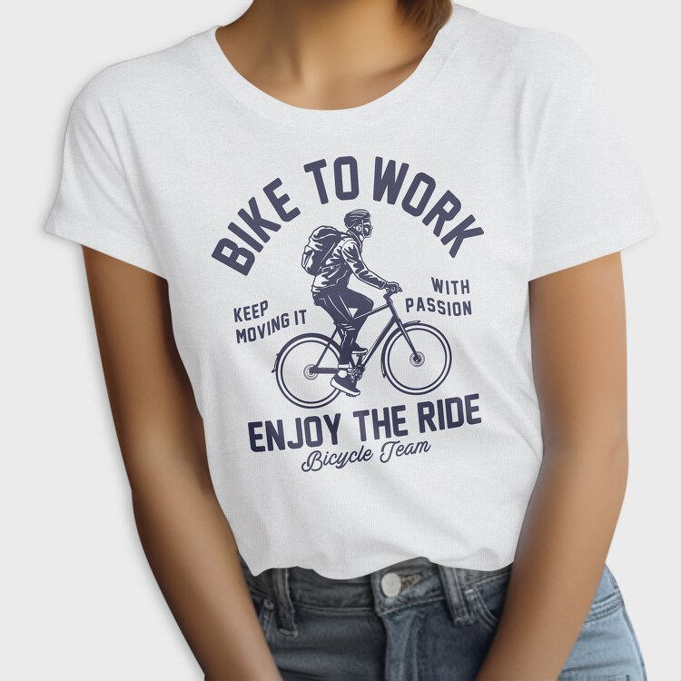Bike To Work Ride, Tricou Femei