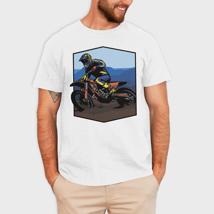 Dirt Bike Rider, Tricou Barbati (Unisex)