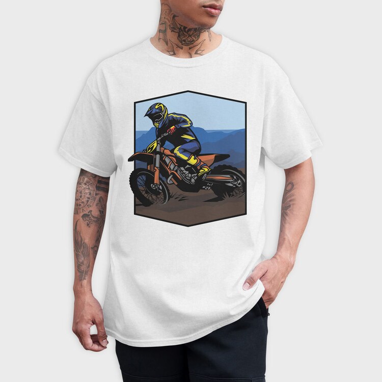 Dirt Bike Rider, Tricou Barbati (Unisex)