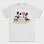 Mickey Minnie Sandcastle, Tricou Barbati (Unisex)