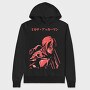 Mikasa Akkerman Red, Hanorac Oversize Barbati (Unisex)