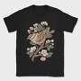 Sparrow Cherry Blossom, Tricou Barbati (Unisex)