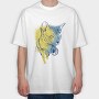 Sphynx Cat Headphones, Tricou Oversize Barbati (Unisex)