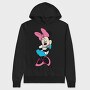 Minnie Mouse Bow Tie, Hanorac Oversize Barbati (Unisex)