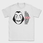 Money Heist Mask, Tricou Barbati (Unisex)