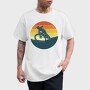 Dirt Bike Sunset, Tricou Barbati (Unisex)